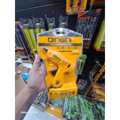 دستگاه چسب حرارتی|چسب حرارتی تفنگی دینگی 25 وات مدل 124020