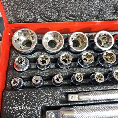 جعبه بکس|ست بکس ستاره ای 24 پارچه با دسته ورابط بلند