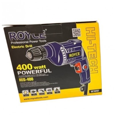 دریل|دریل پیچ گوشتی رویس400 وات RDS-400 Royce Drill