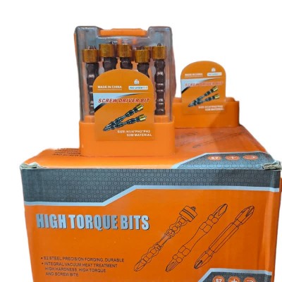 نوک پیچ گوشتی مگنتی|ست پیچ گوشتی مگنتی 10عددی PH2 64mm