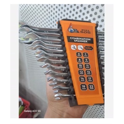 ست آچار|ست آچار یکسر رینگ ۱۲ عددی WUKA SDS